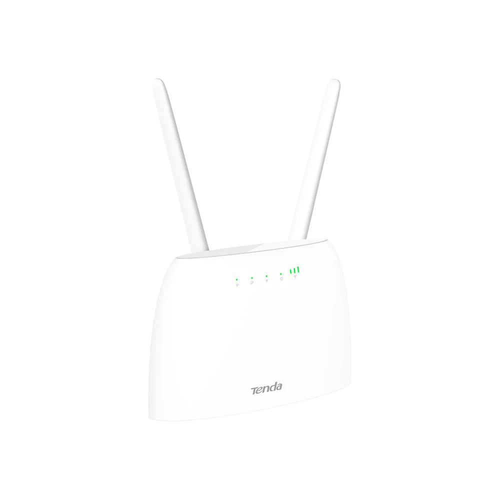 Маршрутизатор TENDA 4G06C N300, 4G/LTE, 1xFE LAN, 1xFE LAN/WAN, 1xRJ11, Cлот для SIM-карти