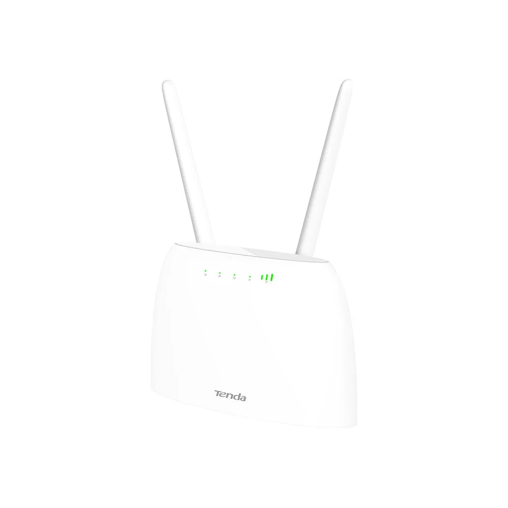 Маршрутизатор TENDA 4G06C N300, 4G/LTE, 1xFE LAN, 1xFE LAN/WAN, 1xRJ11, Cлот для SIM-карти