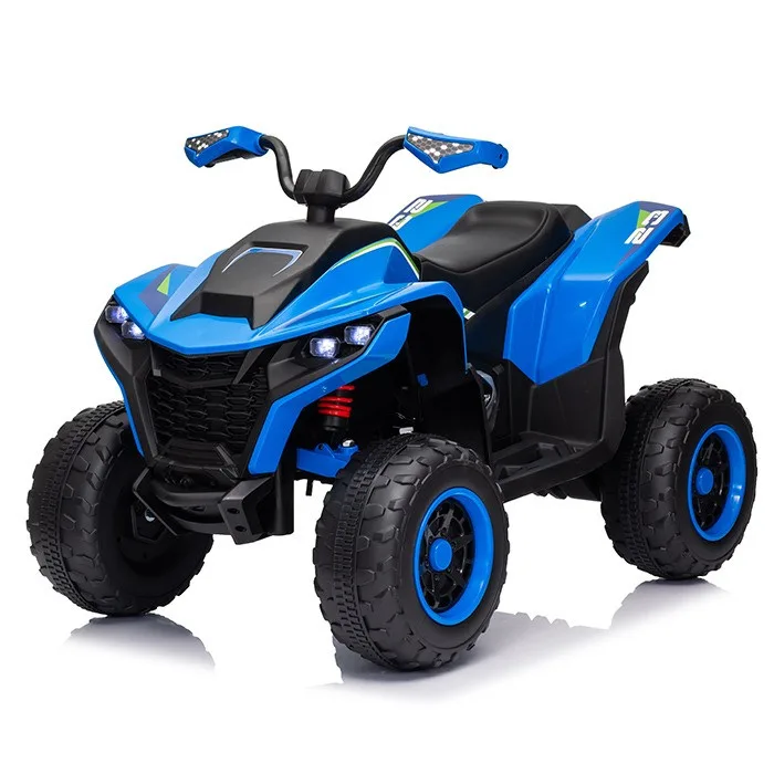 Дитячий квадроцикл Bambi Racer M 6128EBLR 24V 4WD еко-шкіра синій