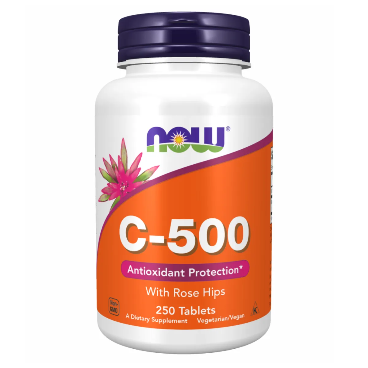 Вітамін C з екстрактом шипшини Now Foods 250 таблеток 500 мг