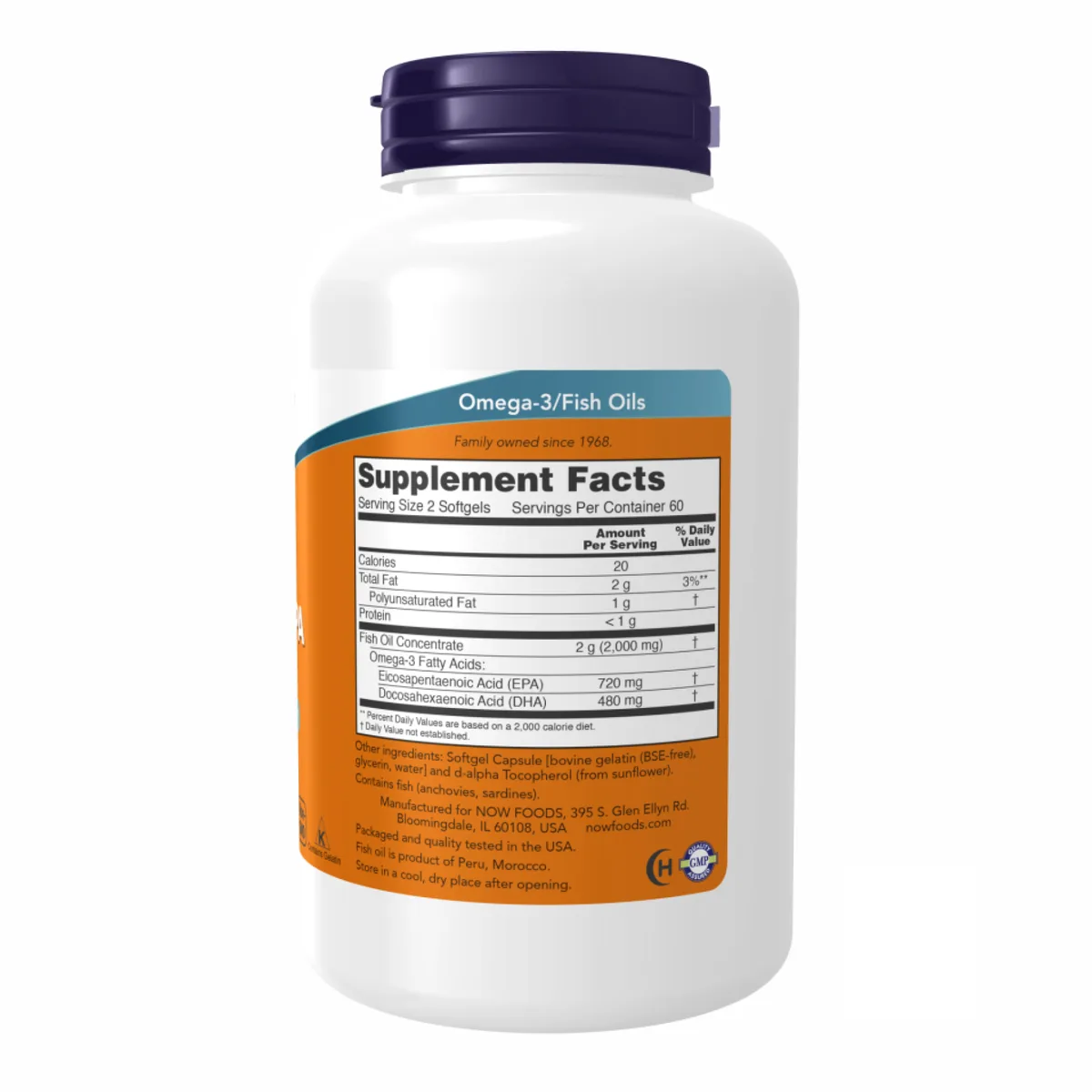 Now Foods Super Omega EPA 1200mg 240 капсул Риб'ячий жир ЕПК ДГК