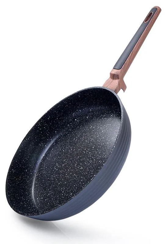 Сковорода Fissman Diamond Grey 26 см антипригарна з литого алюмінію