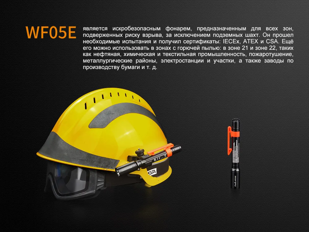 Ліхтар ручний Fenix алюмінієвий 134,5х14,9 мм білий 85 люмен IP68
