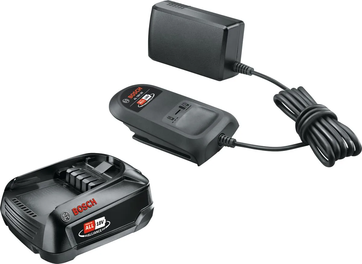Акумулятор і зарядний пристрій Bosch 18V 2.5А·год для інструментів Power for All універсальний набір для роботи та зарядки