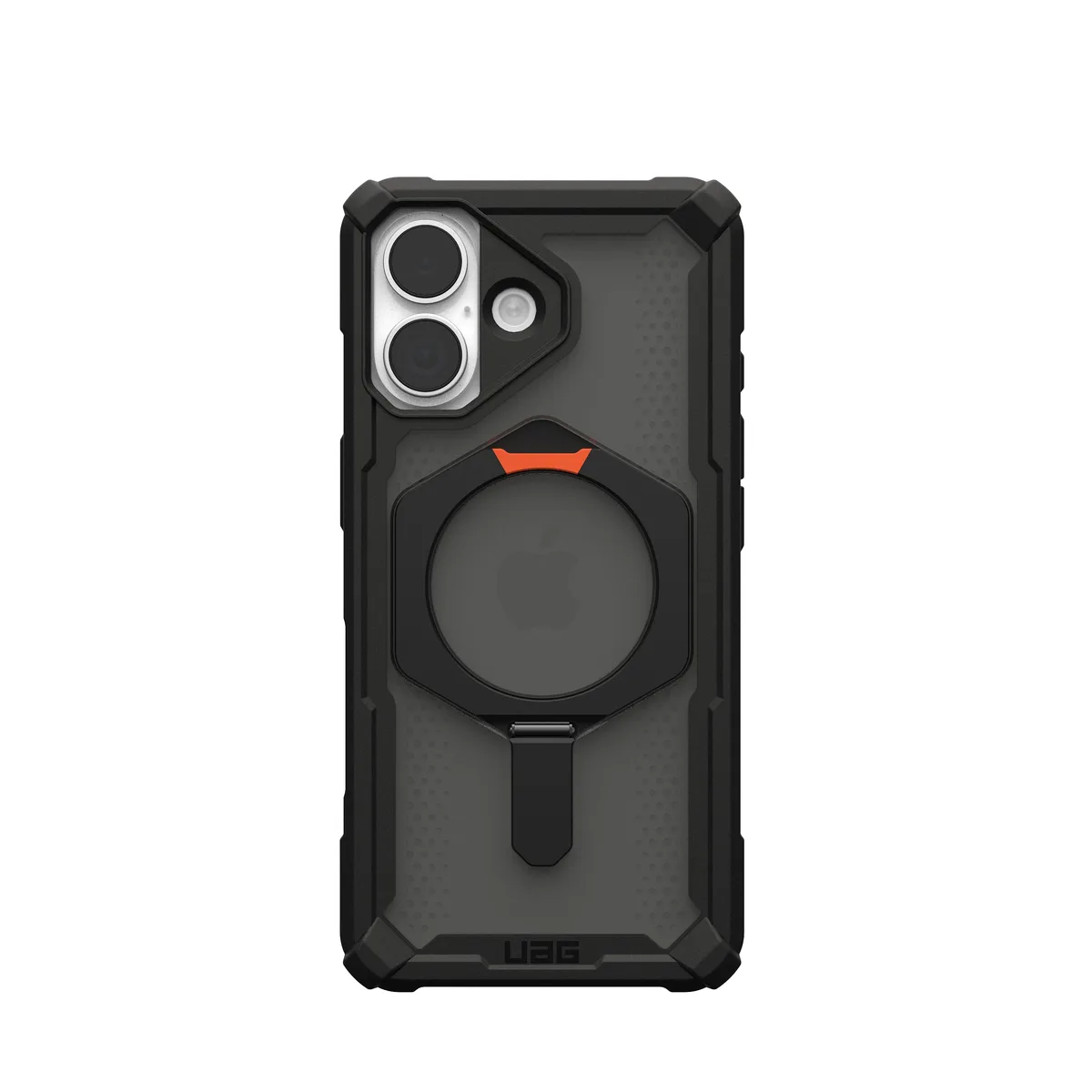 Чохол UAG для iPhone 17, Plasma XTE MagSafe, Black/Pop Orange