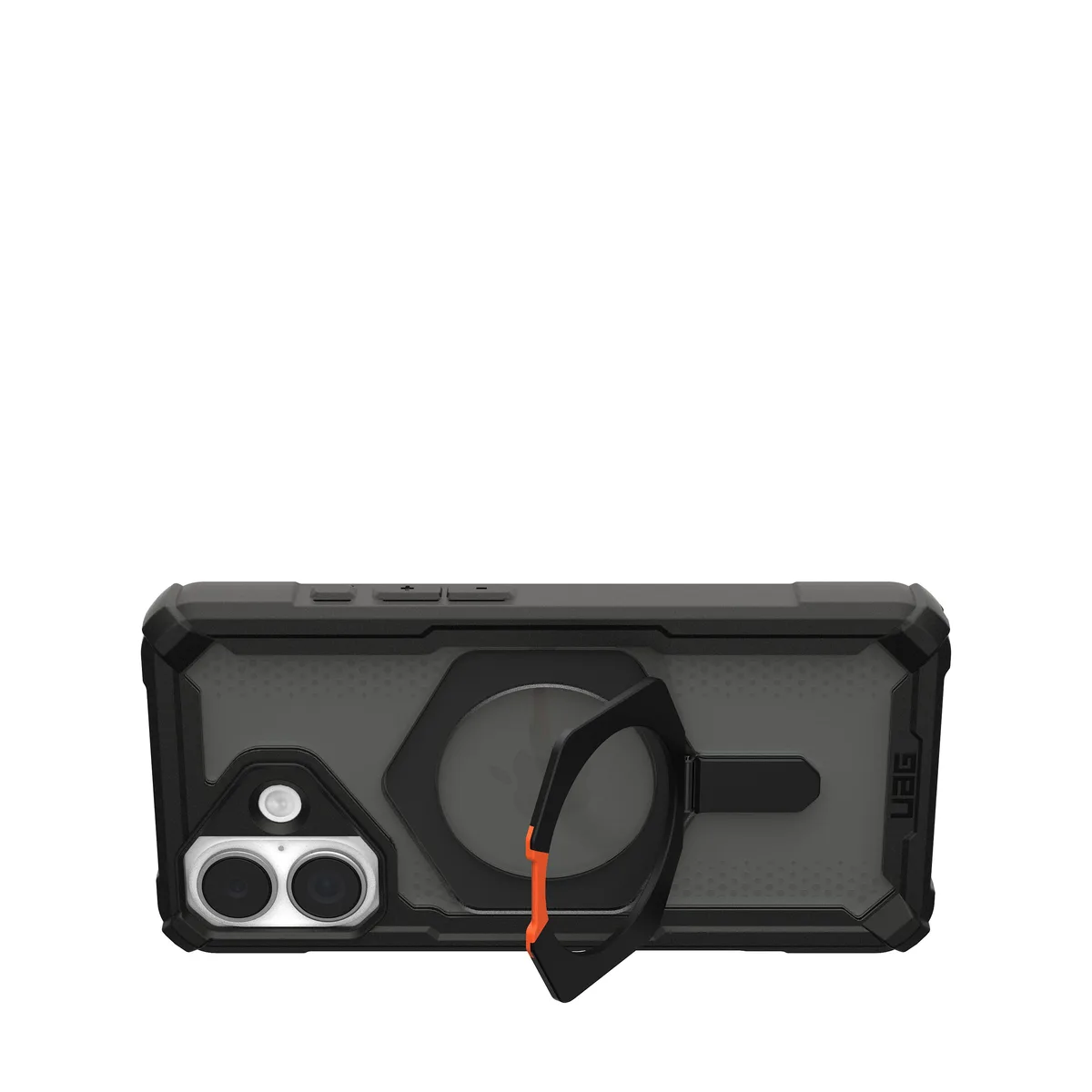 Чохол UAG для iPhone 17, Plasma XTE MagSafe, Black/Pop Orange