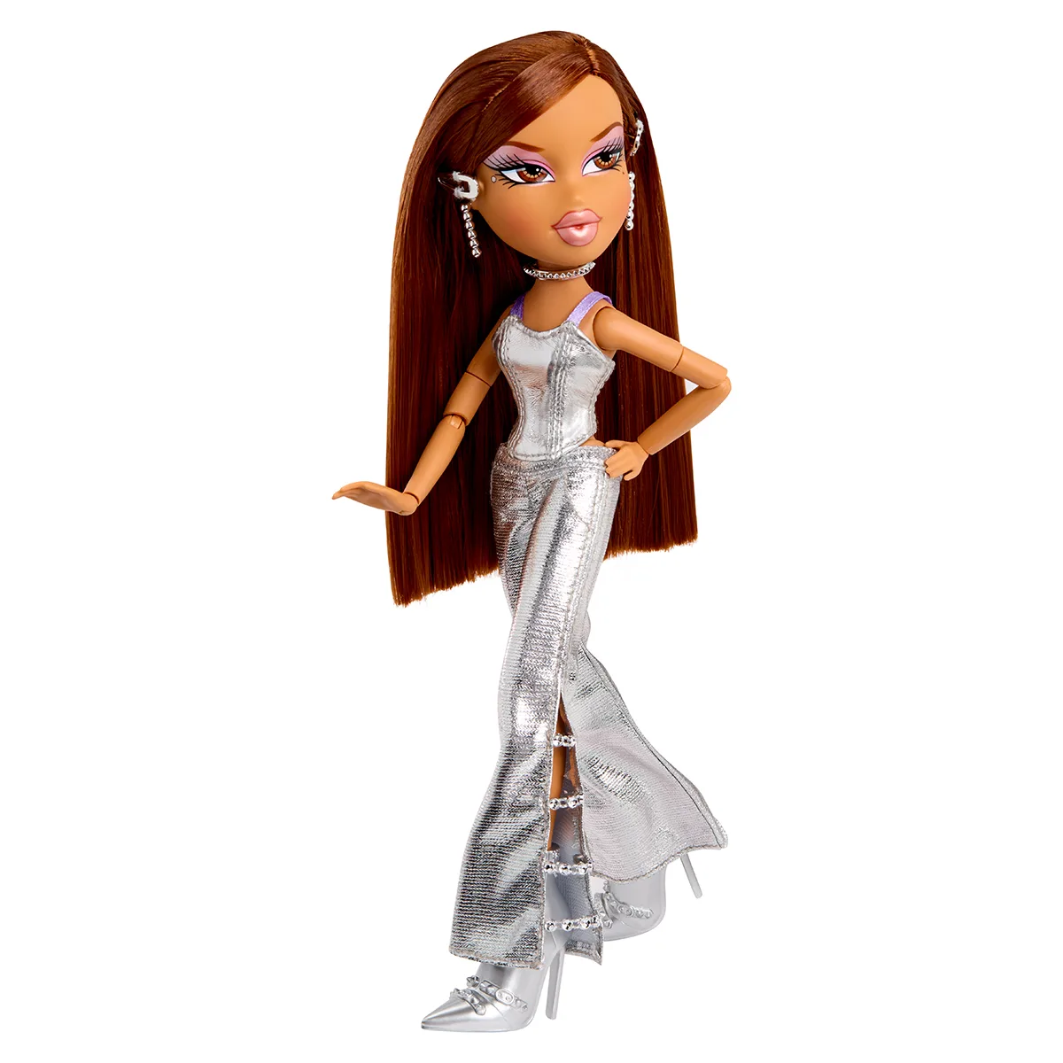 Ігровий набір Bratz металевий 27 см комбіновані матеріали Ясмін