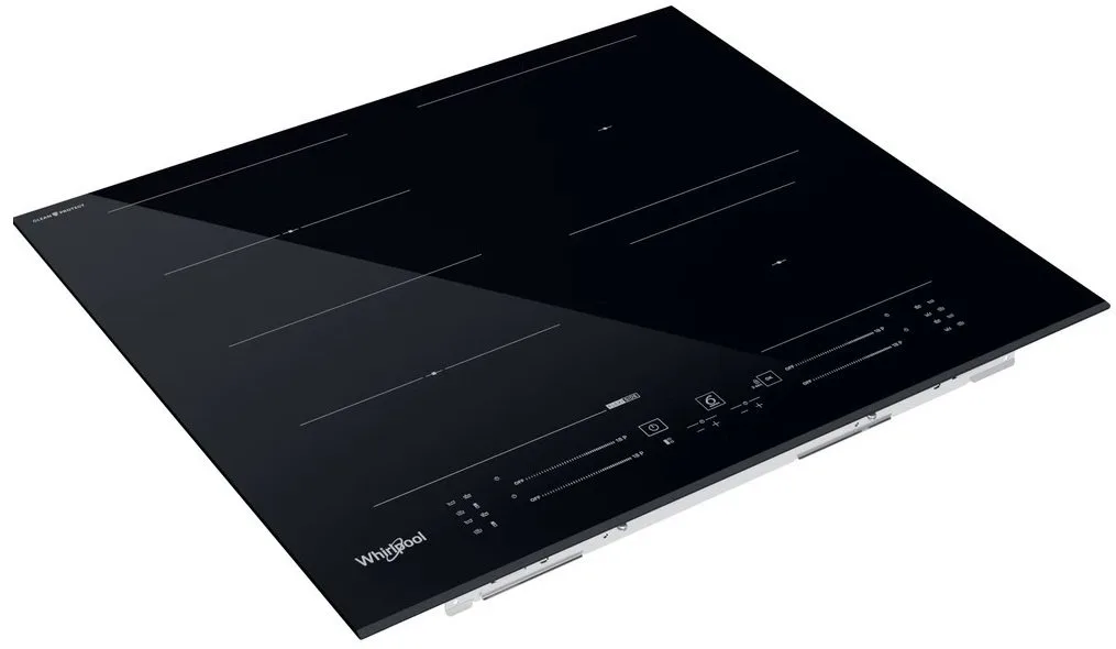 Індукційна варильна панель Whirlpool, 60 см, з розширеною зоною, чорного кольору.