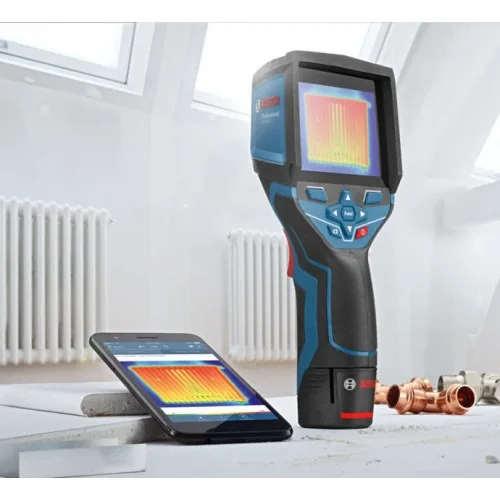 Термодетектор акумуляторний Bosch Professional для вимірювання температури з Bluetooth до 400°C тепловізор з протоколюванням