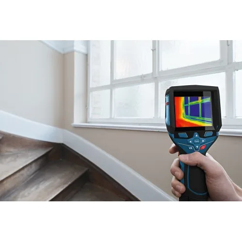 Термодетектор акумуляторний Bosch Professional для вимірювання температури з Bluetooth до 400°C тепловізор з протоколюванням