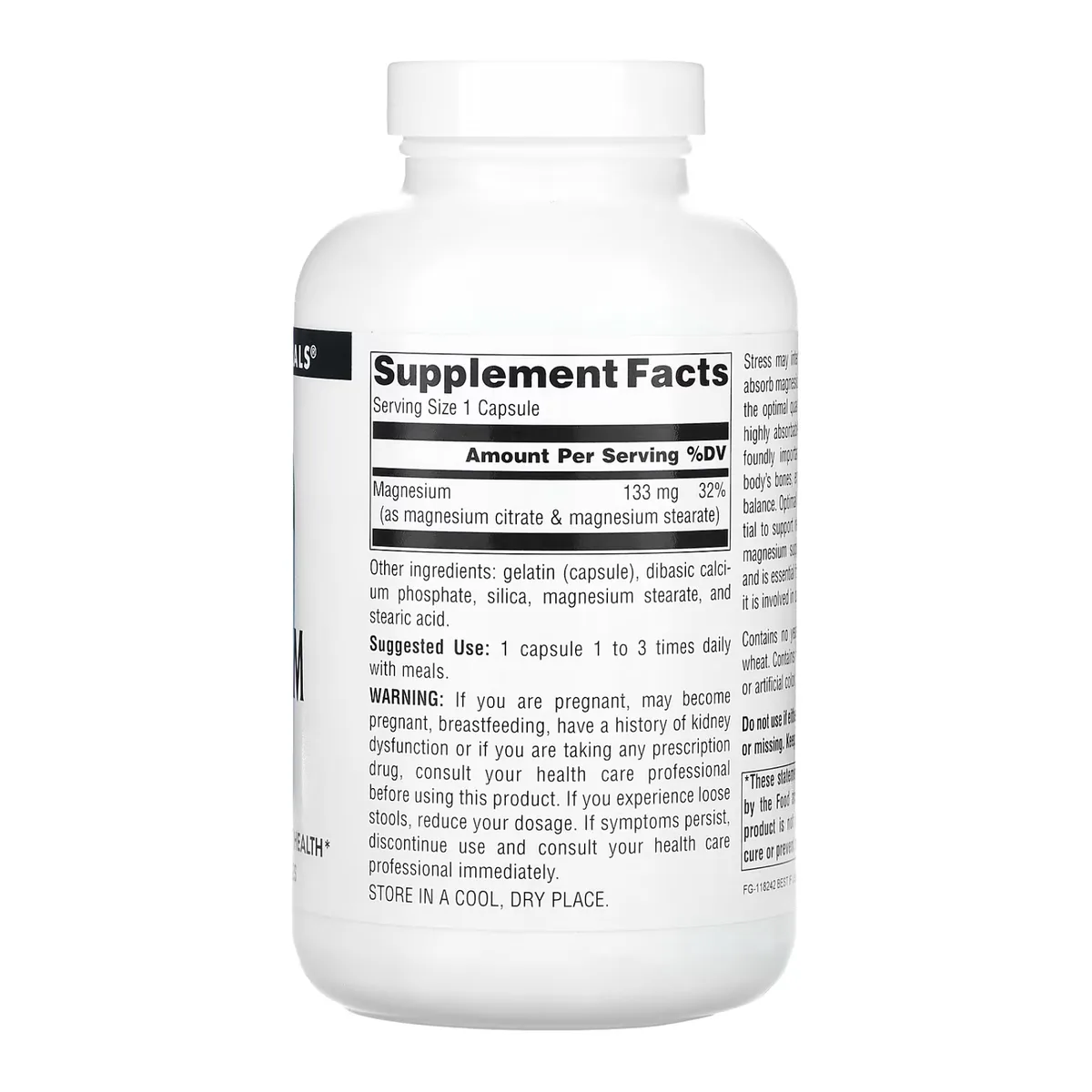 Цитрат магния Source Naturals 133 мг 180 капсул