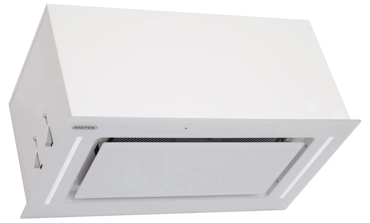 Витяжка Eleyus 800 куб.м/год вбудована біла 52 см з LED освітленням