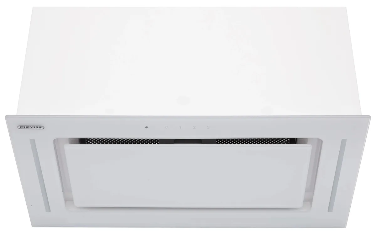 Витяжка Eleyus 800 куб.м/год вбудована біла 52 см з LED освітленням