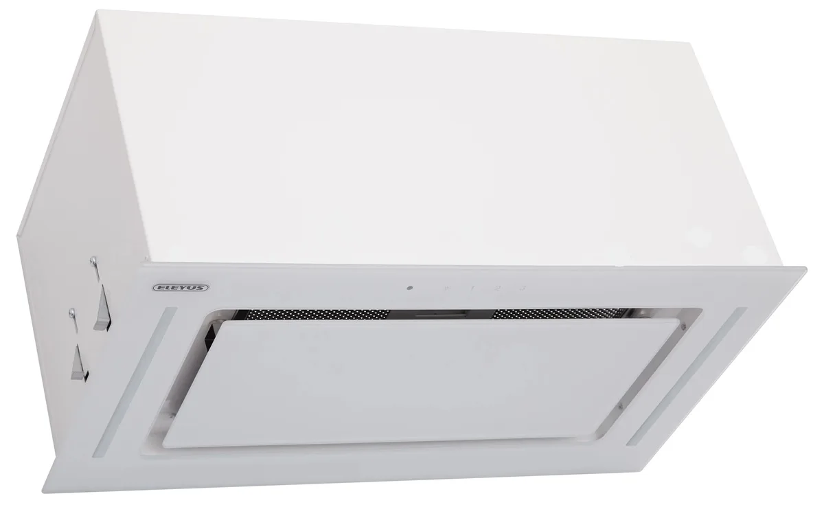 Витяжка Eleyus 800 куб.м/год вбудована біла 52 см з LED освітленням