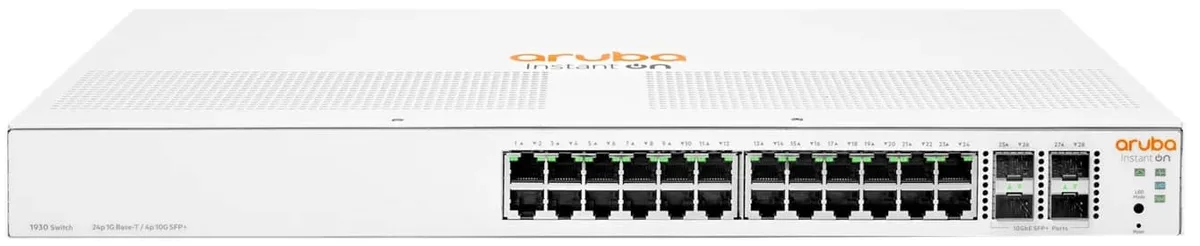 Комутатор HPE Aruba Instant On 1930, 24xGE, 4SFP+ ports, LT Warranty