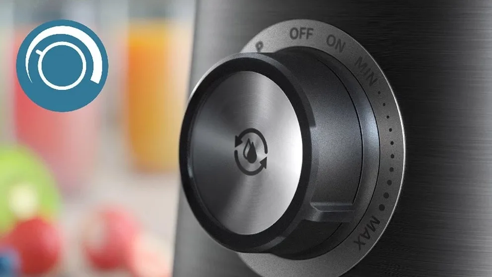 Блендер PHILIPS стаціонарний Series 5000, 1200Вт, ємність 2000мл, скляна чаша, склянка в комплекті, чорний колір.