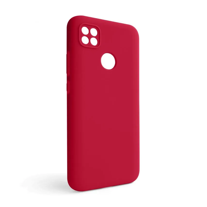 Чохол силіконовий для смартфона червоний закритий низ для Xiaomi Redmi 10A Redmi 9C
