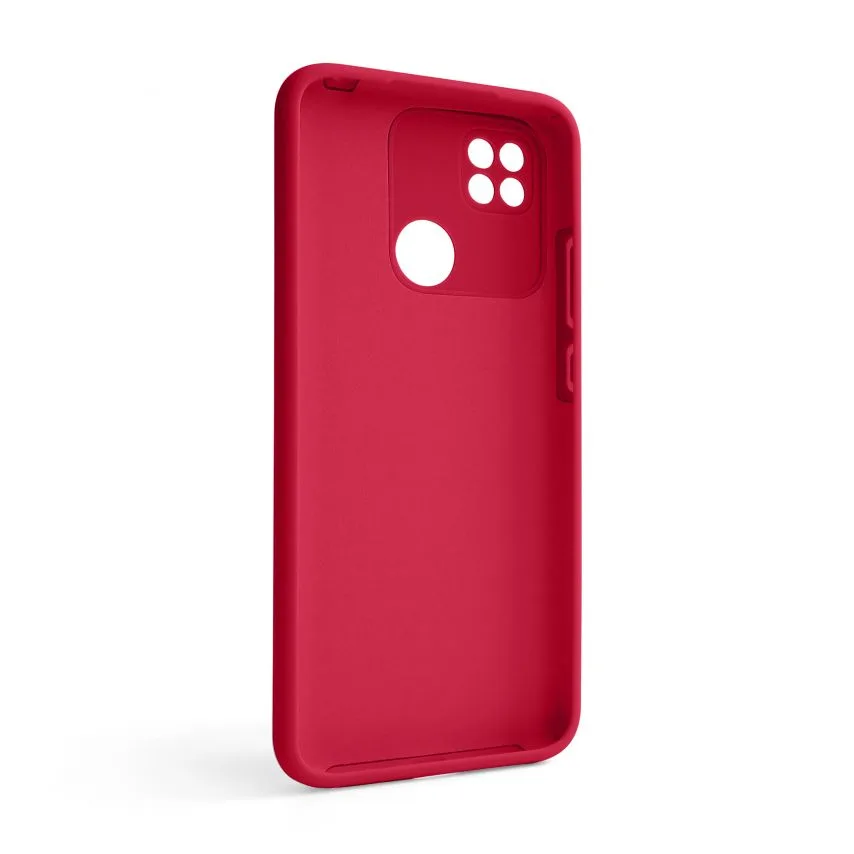 Чохол силіконовий для смартфона червоний закритий низ для Xiaomi Redmi 10A Redmi 9C