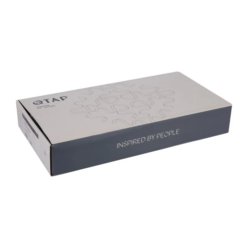 Смеситель для раковины Qtap Gemini 269 мм латунь Gunmetal Black PVD