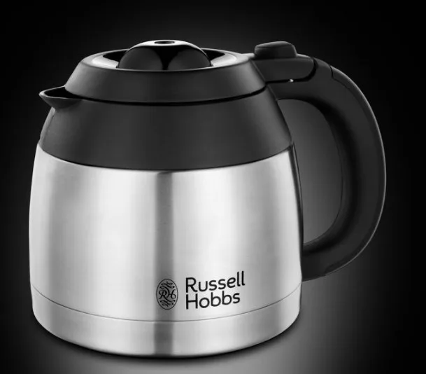 Кавоварка Russell Hobbs пластикова 35,2х23,7х21,2 см чорна срібляста