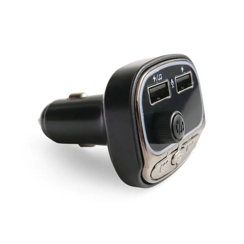 FM-трансмітер Bluetooth 4 порти USB 2 чорний