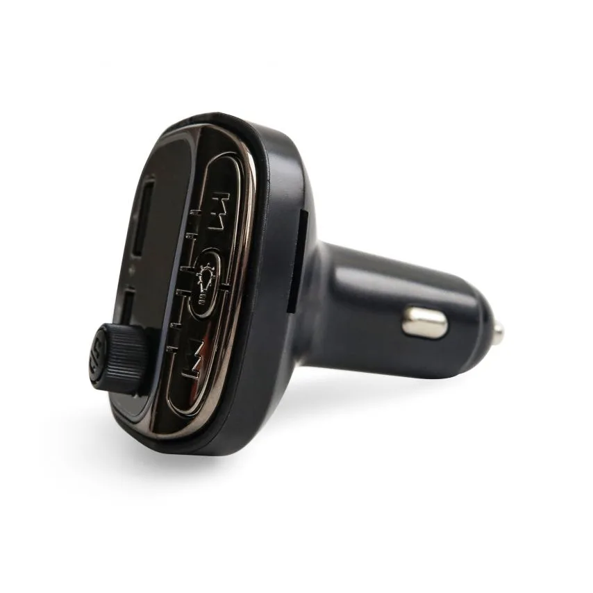 FM-трансмітер Bluetooth 4 порти USB 2 чорний
