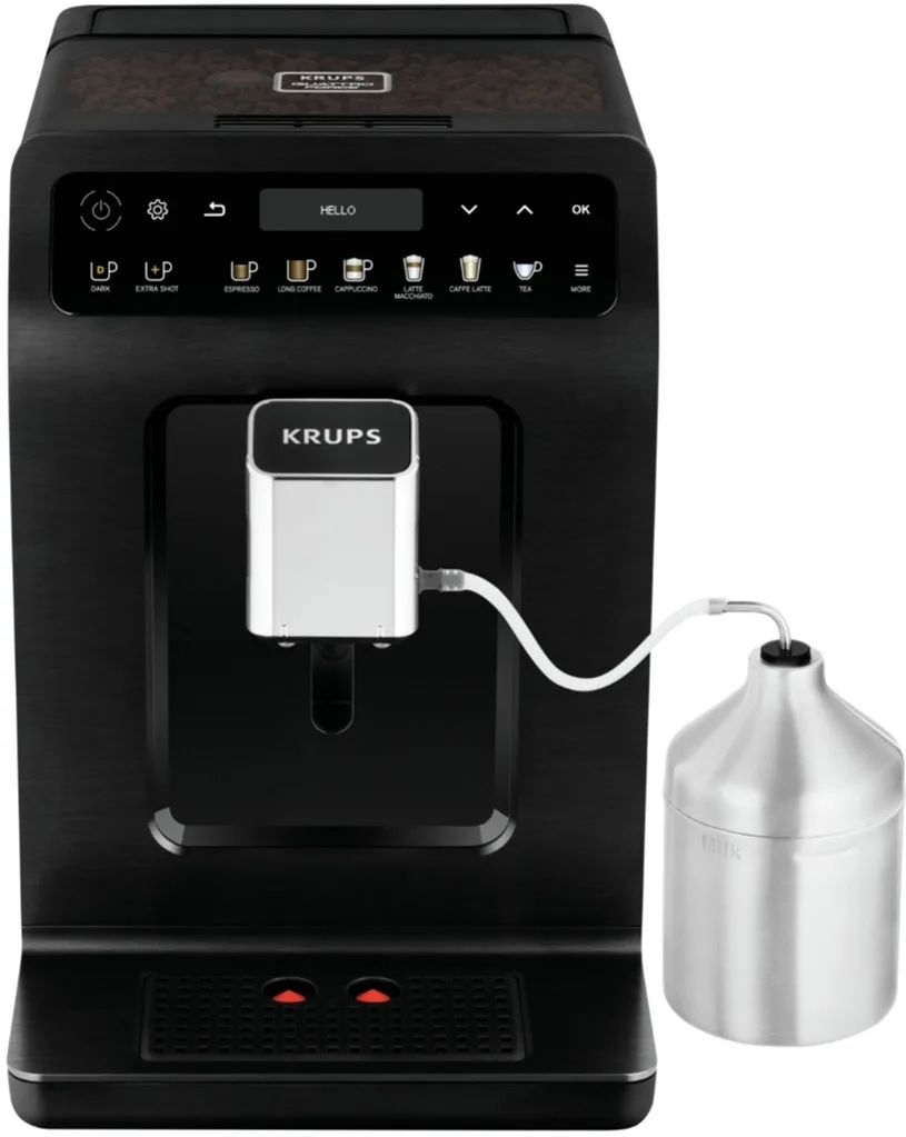 Кавомашина Krups 1450 Вт 15 бар Зернова Чорна