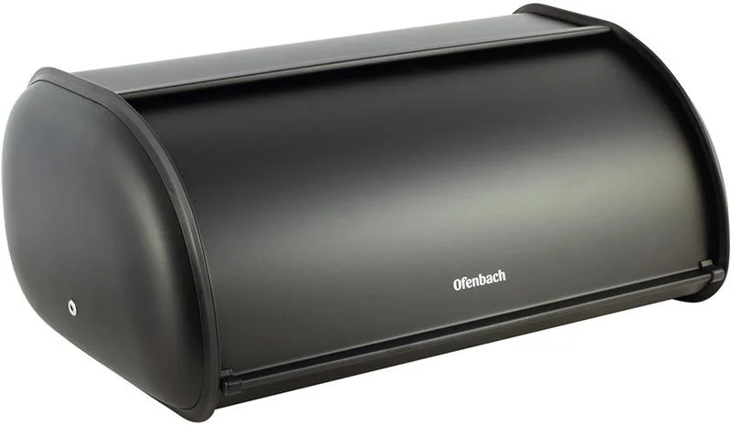 Хлібниця Ofenbach Breadbox з нержавіючої сталі чорна 43.5х27х18 см