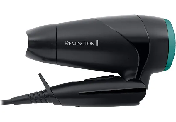 Фен Remington Travel 2000Вт, 2 скорости, складная ручка, черный