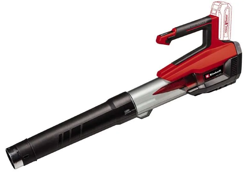 Аккумуляторный воздуходув Einhell Professional GP-LB 18/200 Li E - Solo 18В, мощность 200 км/ч, производительность 630 м3/ч, вес 22 кг, без батареи и зарядного устройства