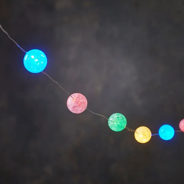 Гірлянда мерехтлива Luca Lighting 6 м мультиколірна перлинки
