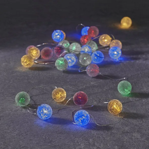 Гірлянда мерехтлива Luca Lighting 6 м мультиколірна перлинки