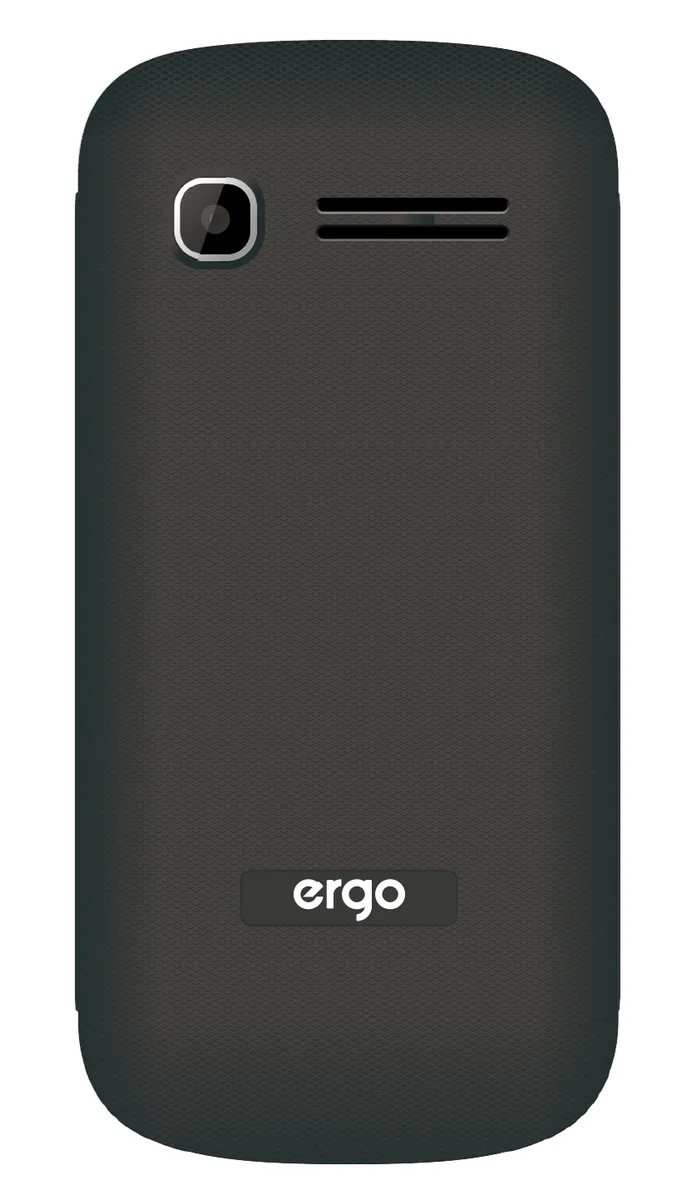Мобільний телефон ERGO пластик 2 дюйми чорний Dual Sim