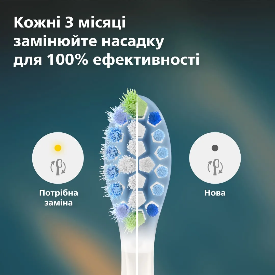 Насадка для зубної щітки Philips 4 шт Біопластик