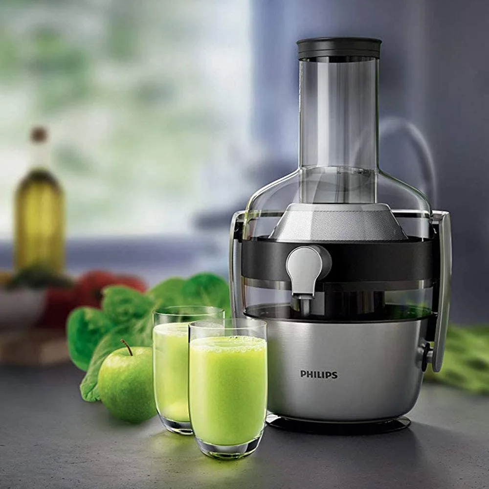 Соковыжималка Philips Avance Collection 1200Вт, чаша 1л, жмых 21л, желоб для целого яблока, пластиковые детали