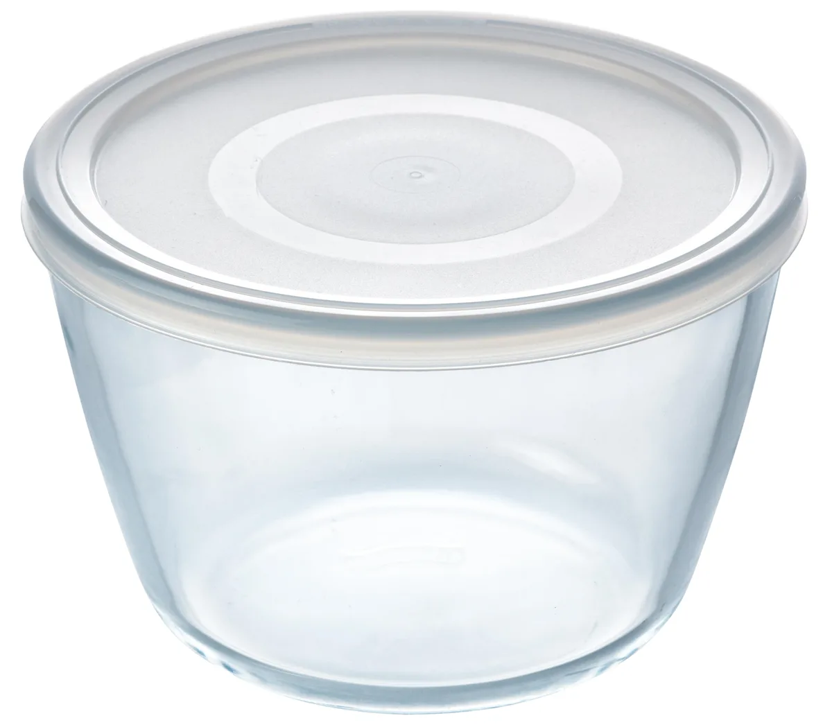 Форма з кришкою Pyrex боросилікатне скло 17х11 см кругла