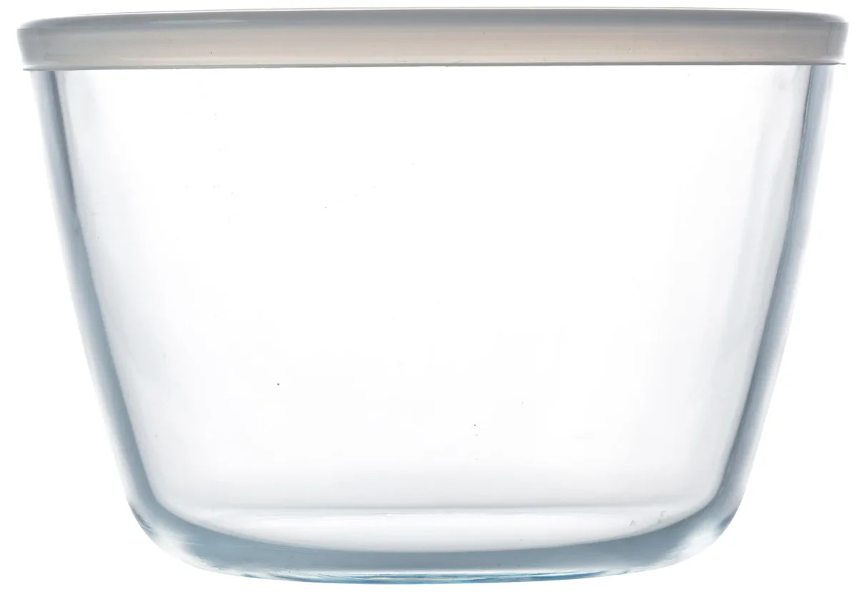 Форма з кришкою Pyrex боросилікатне скло 17х11 см кругла