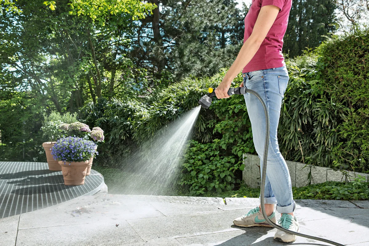 Комплект для підключення шланга до мінімийок Karcher, 3/4", 10 м, вага 2.38 кг.