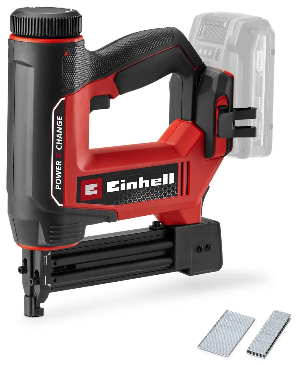 Акумуляторний степлер Einhell TE-CN 18/32 Li - Solo 18В для скоб 13-25мм, швидкість 20 скоб/хв, вага 2.1кг, без батареї та зарядно