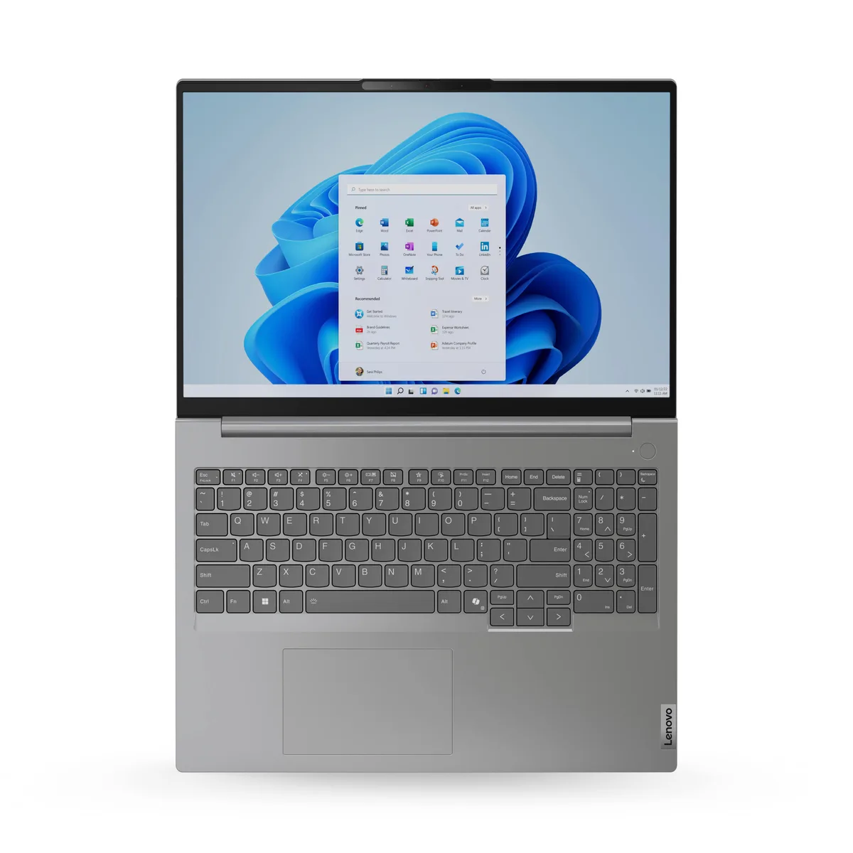 Ноутбук Lenovo алюмінієвий 16" сірий AMD Ryzen 5 16GB 1TB SSD