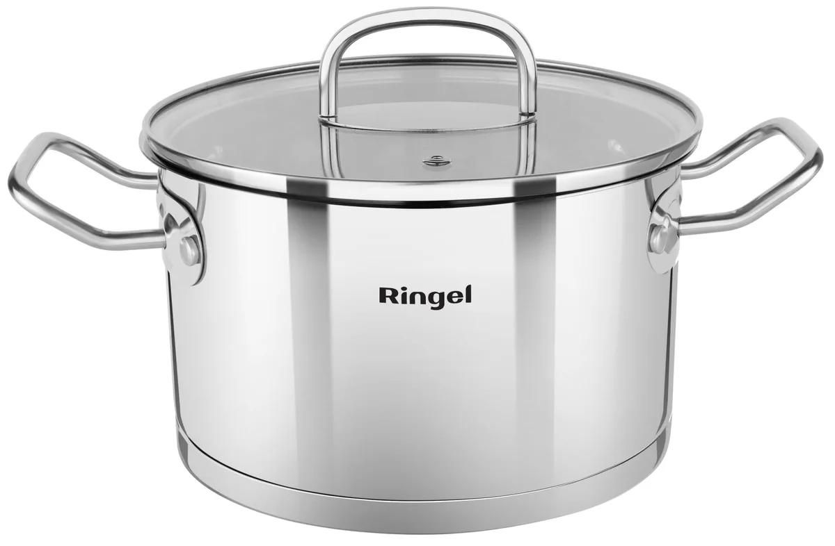 Кастрюля RINGEL Нержавіюча сталь 22 см 4,7 л