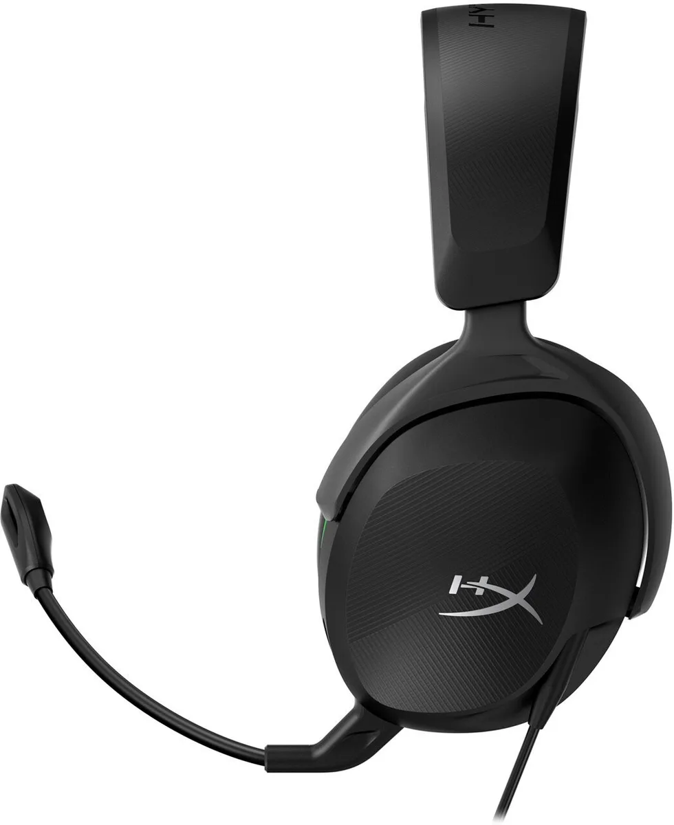 Гарнітура HyperX Cloud Stinger Xbox дротова повнорозмірна чорна з зеленою вставкою 3,5 мм