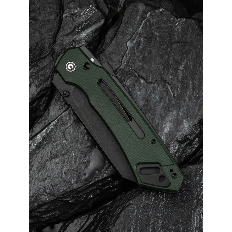 Ніж складаний Civivi Nitro-V 10,7 см Micarta темно-зелений 175,9 г