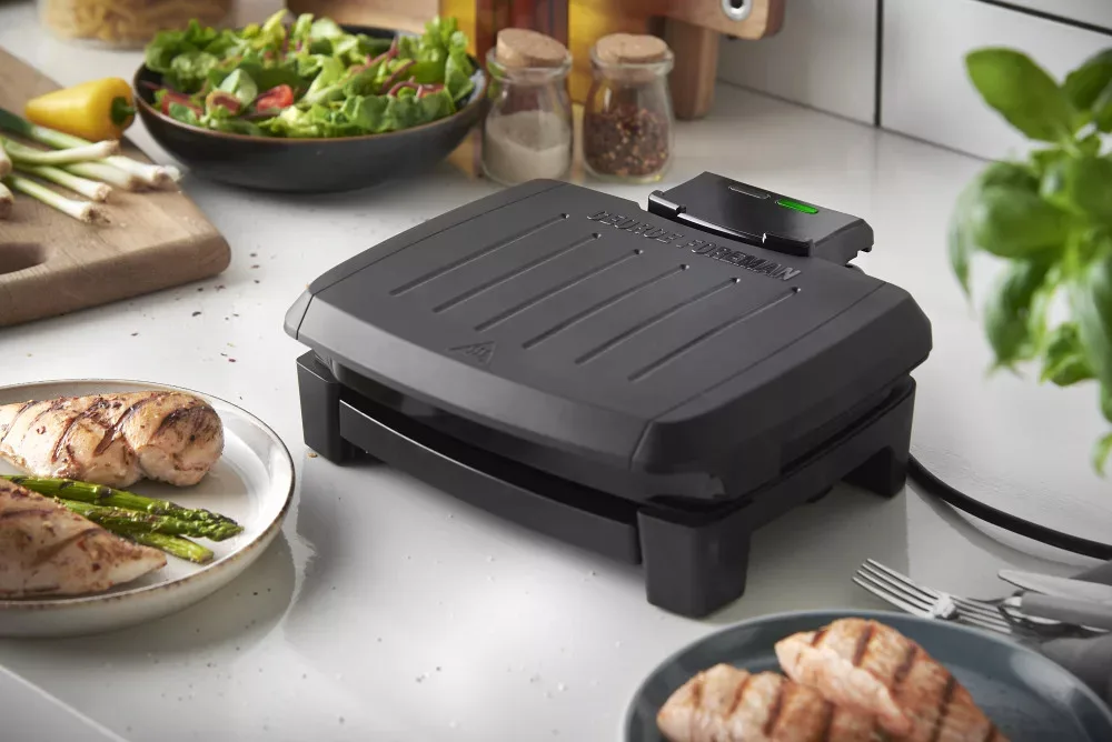 Электрогриль Russell Hobbs 1100 Вт ребристый черный