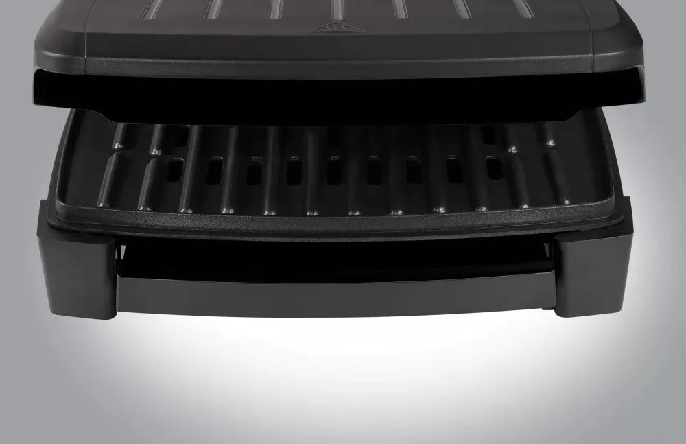 Электрогриль Russell Hobbs 1100 Вт ребристый черный