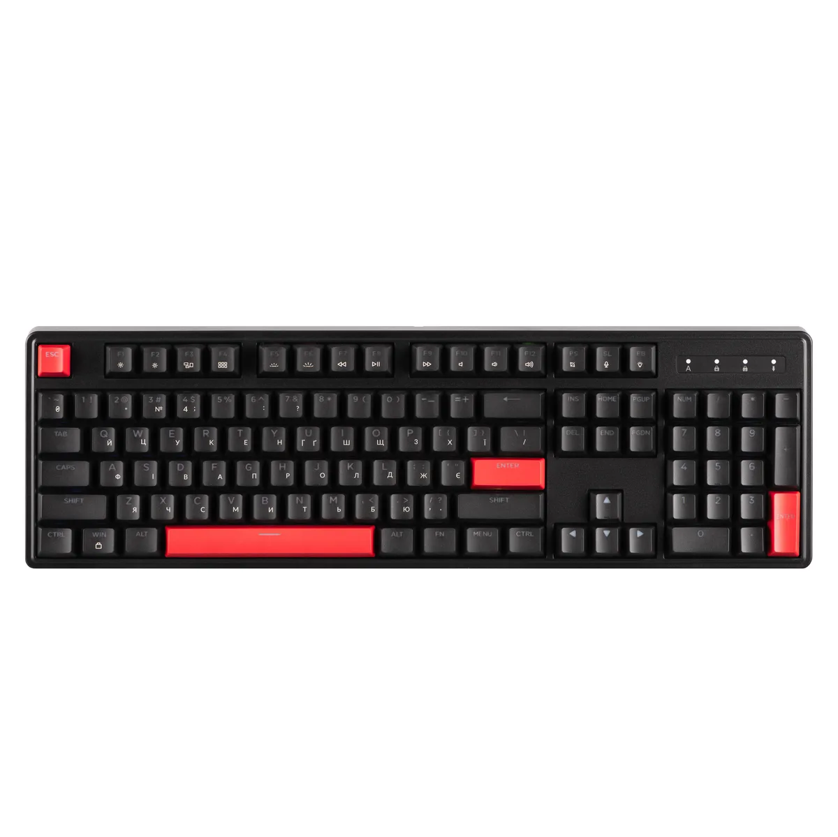 Клавиатура механическая Lemokey X3 104Key, Keychron Brown, USB-A, QMK/VIA, Hot-Swap, EN/UKR, RGB, черная.
