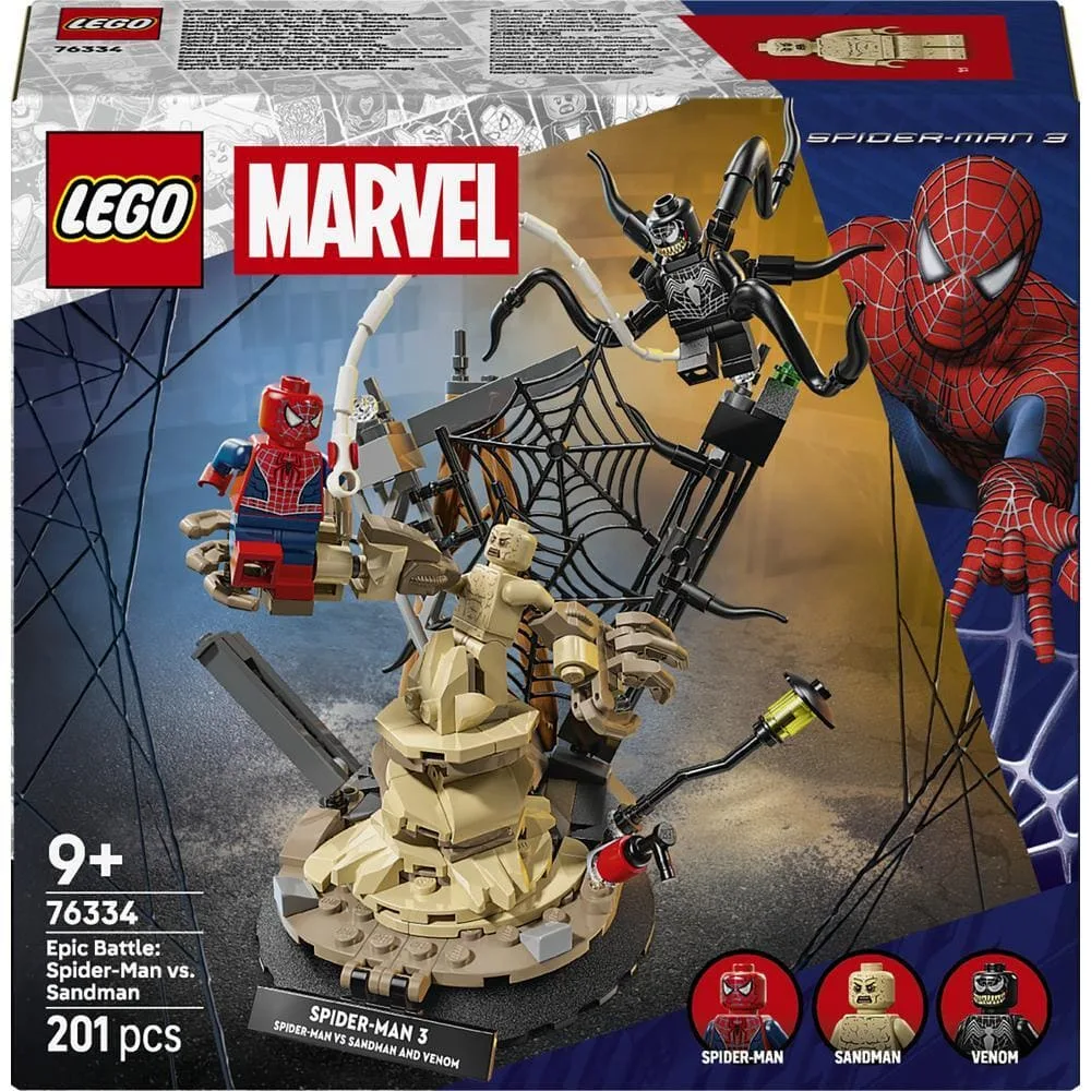 Конструктор LEGO Super Heroes Легендарна битва: Людина-павук vs. Піщана людина