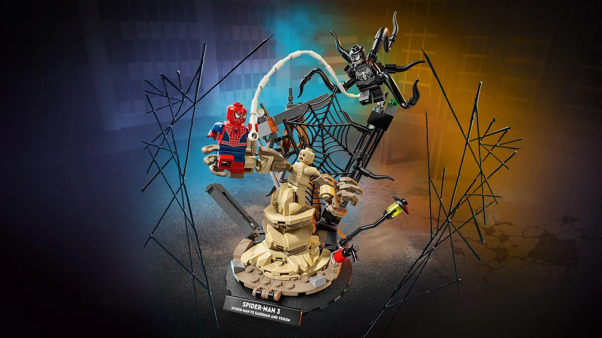 Конструктор LEGO Super Heroes Легендарна битва: Людина-павук vs. Піщана людина