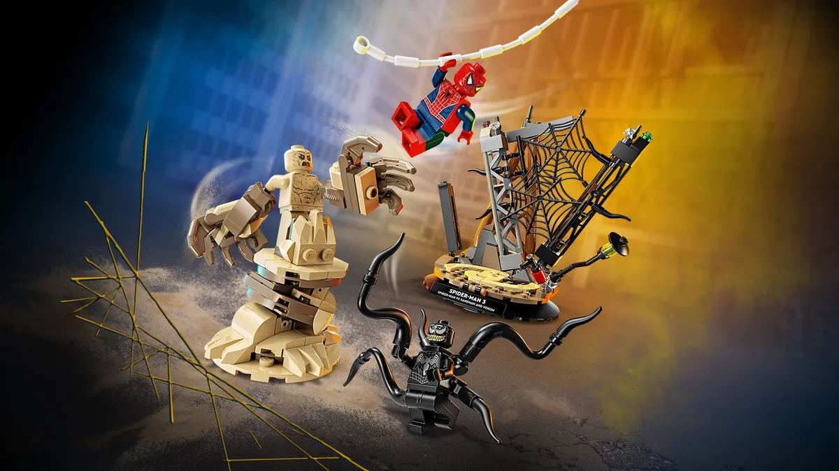 Конструктор LEGO Super Heroes Легендарна битва: Людина-павук vs. Піщана людина