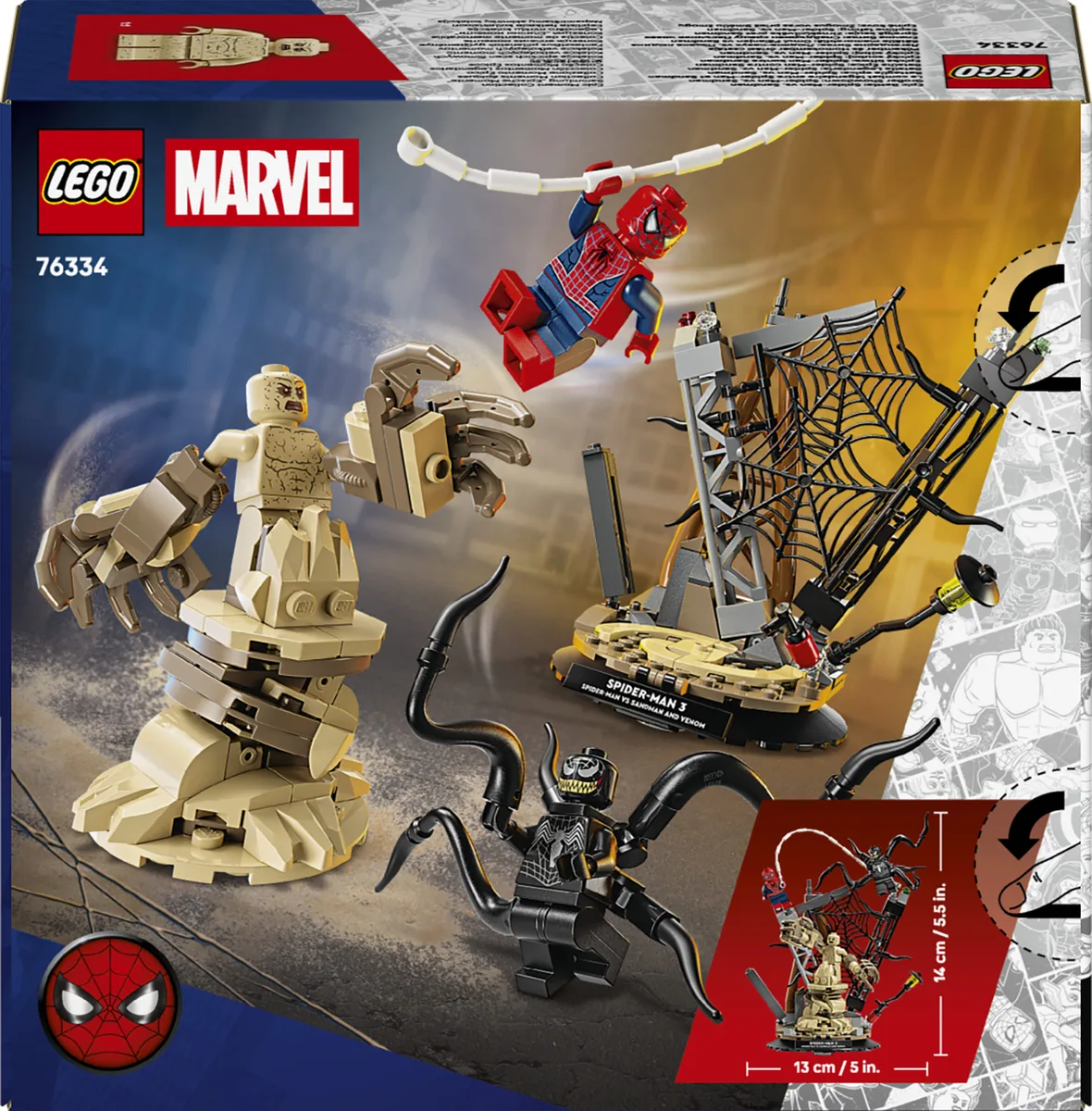 Конструктор LEGO Super Heroes Легендарна битва: Людина-павук vs. Піщана людина